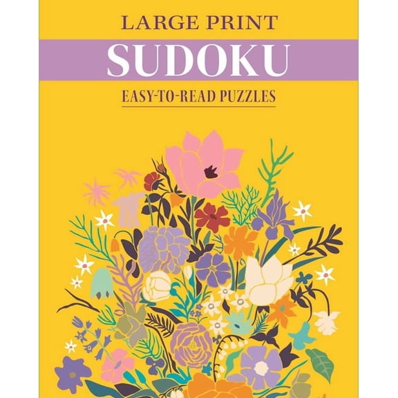 Large Print Sudoku: Easy-To-Read Puzzles, (Paperback)