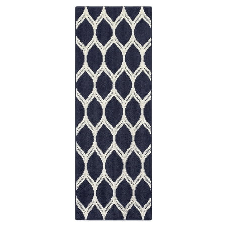 Mainstays Sheridan Ogee High Low Loop Textured Area Rug or Runner Rug