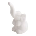 thumbnail image 3 of White Elephant Statue and Figurines Home Decor, Christmas White Elephant Gifts, Small Shelf Decor Accents, Modern Mini Knick Knacks for Living Room, Ceramic Decorative Objects for Shelves, 3 of 6