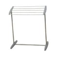 thumbnail image 3 of Tendedero de ropa, soporte para secar ropa, percha portátil resistente de acero inoxidable, perchero para dormitorios. Gris, 3 of 8