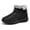 Black, variant on BOCCA Women's Casual Snow Boots Waterproof Warm Fur Lined Comfort Cushion Slip Resistant Winter Shoes
