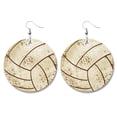 thumbnail image 2 of Pendientes de cuero de voleibol FLhrweasw Para estrenar, 2 of 2