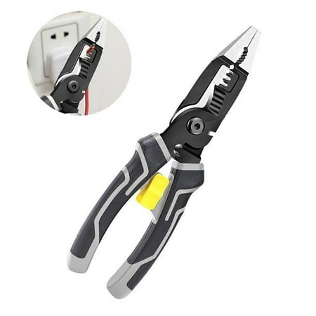 

Multifunctional Electrician Pliers Long Nose Pliers Wire Stripper Cable Cutter 9