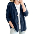 thumbnail image 3 of Frostluinai Womens Classic Button Front Breathable Stretch Denim Jacket Lightweight Casual Long Sleeve Distressed Jean Cardigan Coat with Pocket, 3 of 6