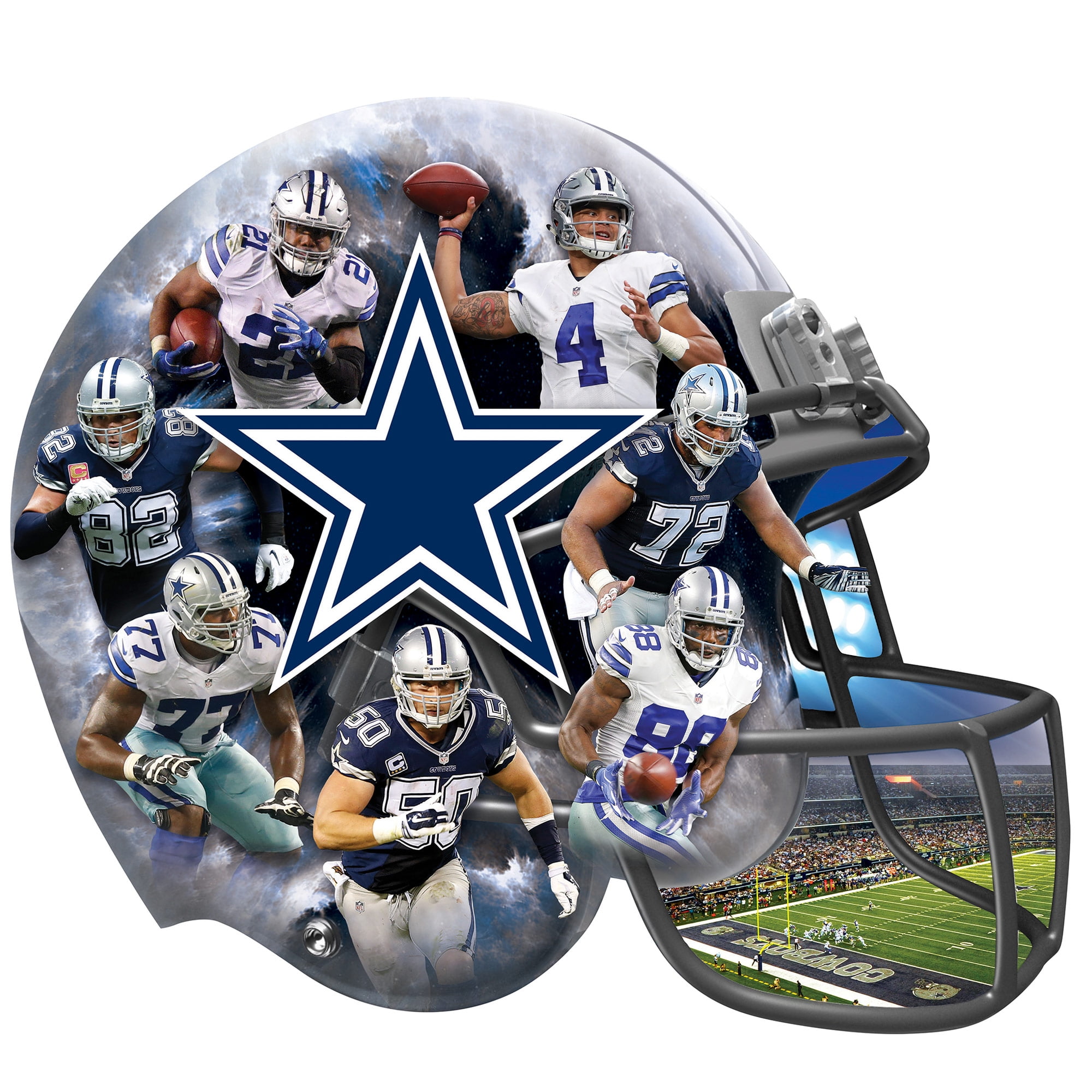 NFL Dallas Cowboys 500pc Shaped