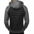 thumbnail image 4 of Hombres nueva moda Casual Patchwork Delgado Sudadera con capucha prendas de vestir blusa cremallera sudadera abrigo Fridja  hkj5048, 4 of 4