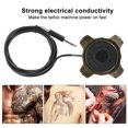 thumbnail image 2 of Pedal de tatuaje con interruptor de 360° para máquina de tatuaje con cable de alimentación dorado, 2 of 13
