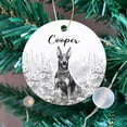 thumbnail image 4 of Personalized Name Doberman Pinscher Ornament Christmas 2025, Doberman Pinscher Pencil Drawing Xmas Ornament, Doberman Pinscher Christmas Ornaments, Custom Doberman Dog Ornament Gift for Dog Dad Mom, 4 of 6