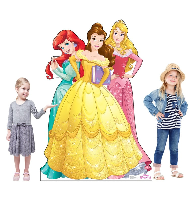 Disney Princesses 2017 Plastic Cup Belle Cinderella Ariel Glossy 20 oz 