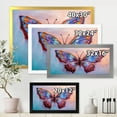 thumbnail image 4 of Designart 'Ancient Blue Butterfly II' Modern Framed Art Print, 4 of 4