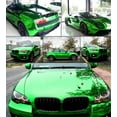 thumbnail image 3 of MJVINYL Chrome Mirror Vinyl Film Wrap Sticker Decal, Green, 12" x 60", Automotive Decals & Stickers, 3 of 4