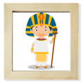 thumbnail image 1 of Sombrero amarillo Egipto Cartoon Pantalla de escritorio de pared de fotograma cuadrado, 1 of 4