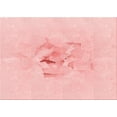 thumbnail image 1 of Ahgly Company Machine Washable Indoor Rectangle Transitional Pastel Red Pink Area Rugs, 6' x 9', 1 of 7