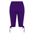 thumbnail image 5 of Jxximdong Leggings for Women Solid Color Lace Up Bow High Waisted Trousers Lightweight And Comfortable Soft Casual Pajama Pants Purple XXXL Yoga Pants, 5 of 5