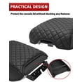 thumbnail image 5 of KBH Center Console Cover for 2013-2020 Infiniti QX60 JX35 & Nissan Pathfinder, Leather Arm Rest Cover Cushion Pad for Car Interior Accessories, 5 of 7