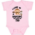thumbnail image 3 of Inktastic Monkey I Love Hanging out with My Tio Boys or Girls Baby Bodysuit, 3 of 5