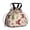 Beige Christmas Santa, variant on Red Christmas Santa Costume Pattern Drawstring Lunch Bag Women - Drawstring Lunch Bag Insulated for Work Office - Stain-Resistant Large Lunchbags for Women with Multi-Pockets