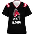thumbnail image 1 of ProSphere Women's Ball State University Goal Line Football Fan Jersey, 1 of 6
