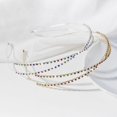 thumbnail image 1 of Accesorios para el cabello con estilo, venta al por mayor, exquisita diadema con diamantes de imitación, diadema fina y dulce con diamantes de cristal, diadema cruzada, 1 of 6