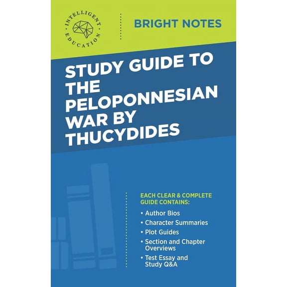 Bright Notes Study Guide to The Peloponnesian War by Thucydides, (Paperback)