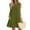 A1#2_Army Green, variant on LISTHA Womens Sundress Summer Sleeveless Round Neck Mini Dresses Vacation Ruffle Casual Short Tank Dress Brown M