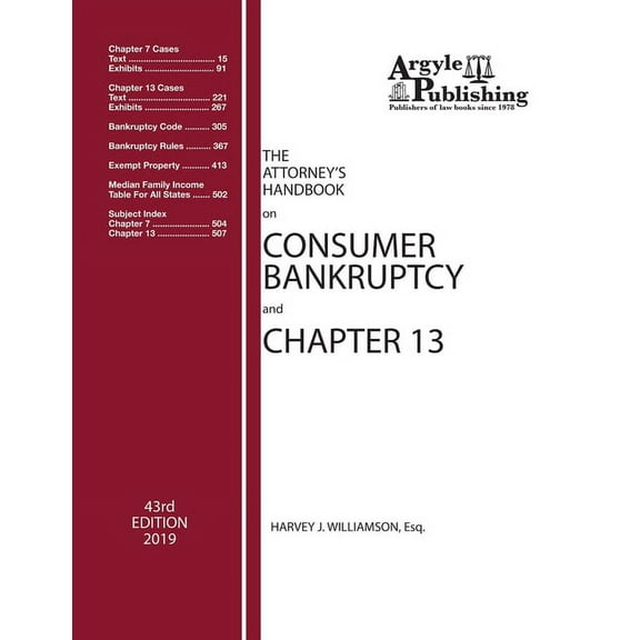 The Attorney's Handbook on Consumer Bankruptcy and Chapter 13 (Paperback)