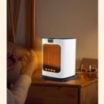 thumbnail image 4 of EARKITY Space Heater, Portable Electric Space Heater, Small Ceramic Heater Fan with Thermostat, Desktop Cooling Fan and Space Heater Combo, for Bedroom, Office and Indoor Use, 4 of 5