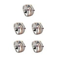 thumbnail image 1 of Dalazy Classy And Colorfast Jewelry For Nobility And Y2K Enthusiasts Not Easily Deform Fluent Lined All Ocassion Suitable Glod 6 5Set, 1 of 6