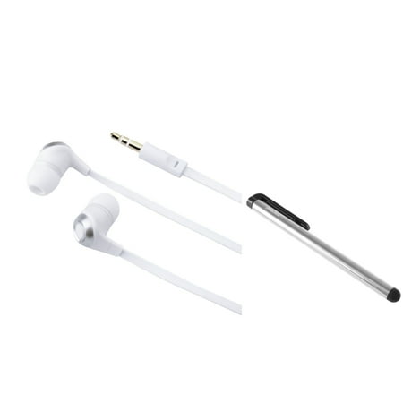 Insten 2-Pack In-Ear 3.5mm White Earphone Headphone For iPhone 6 4.7