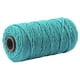 thumbnail image 3 of Cuerda de algodón hecha a mano, 3 mm de diámetro, de un solo color, tejidas para manualidades, cuerdas de 100 m, azul lago 1 Rollo Scienceny HA5320-11B, 3 of 6