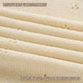 thumbnail image 5 of YIXPOH Baby Blanket 100% Organic Cotton Knit Swaddle Blanket Soft Warm Receiving Blanket for Newborns Off White, 5 of 7