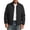 Black, variant on Plus Size Jackets for Men with Zipper Pockets Classic Stand Collar Long Sleeve Zip Up Jacket Lightweight Casual Business Windbreaker Jacket Versatile Loose Solid Color Short Trench Coat 3XL