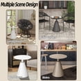 thumbnail image 5 of Vmopu Aluminum Dining Round Table for Outdoor Patio, 5 of 7