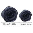 thumbnail image 6 of SmartBy Formal Occasion Corsage French Style Big Camellia Mesh Fabric Bride Groom Wedding Brooch Prom Party Banquet Dress Suit Coat Brooch Clothes DIY Applique Patch, 6 of 7