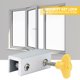 thumbnail image 5 of Restrictor Cerradura Ventana Puerta Marco Garaje Ajustable para (B), 5 of 9