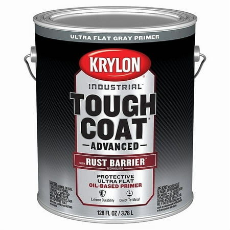 Krylon Primer,Flat Sheen,1 gal,Base Solvent K00821008
