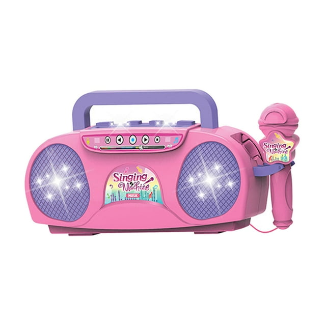 Micrófono para Niños perfecl Máquina de Karaoke Altavoz Pequeño Rosa