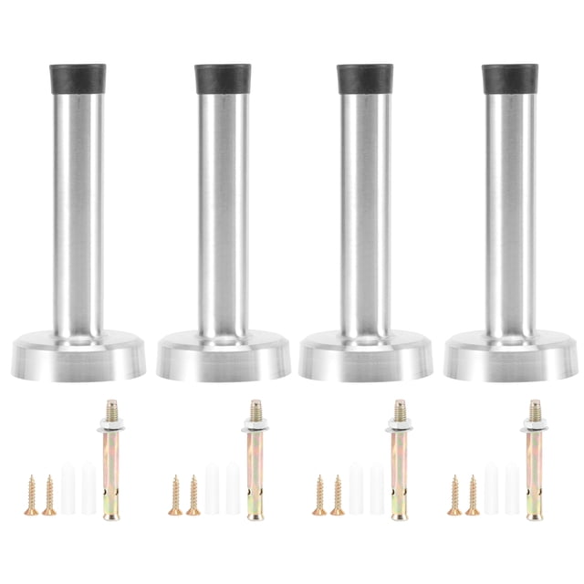 Bouchon de Porte 3.9 Pouces, Support de Porte, Acier Inoxydable 4 Pcs Hôtel pour Bureau Restaurant Maison