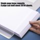 thumbnail image 5 of Carpeta expandible A4 para documentos con cierre a presión | Organizador de sobres de plástico para guardar papeles | Portadocumentos transparente para la escuela, la oficina o el hogar., 5 of 6