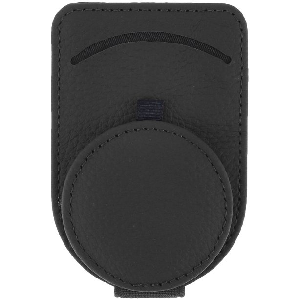Soporte Para Anteojos De Coche, Clip Para Anteojos, Colgador De Anteojos De Cuero, Clip Para Tarjeta De Boleto, Montaje De Anteojos, Accesorios Para Visera De Coche, Negro Muyoka Hogar