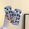 thumbnail image 3 of Kawaii Cute Cartoon Animal Bear Dog Bunny Cloud Soft Phone Case Compatible with iPhone Case (Blue,iPhone 11 Pro Max), 3 of 6