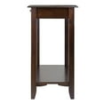 thumbnail image 5 of Pemberly Row Transitional Solid Wood Console Table with Drawer in Cappuccino, 5 of 7