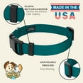thumbnail image 4 of Country Brook Petz® Everyday Teal Nylon Dog Collar, Extra Large, 4 of 4