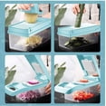 thumbnail image 2 of LINLIN 13 in 1 Super and Professional Vegetable Chopper, Onion Chopper, Food Chopper, Multifunctional Vegetable Cutter Veg Onion Dicer Salad Chopper Potato Cutter - Egg Slicer Yolk Separator Peeler, 2 of 6