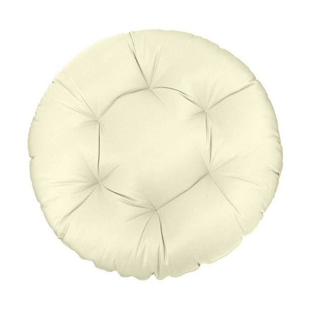 6 Round Papasan Ottoman Cushion, Round Ottoman Cushion Outdoor