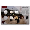 thumbnail image 2 of South Korea 1 Won-500 Won Coin Set Unc (Landscape Pkg), 2 of 2