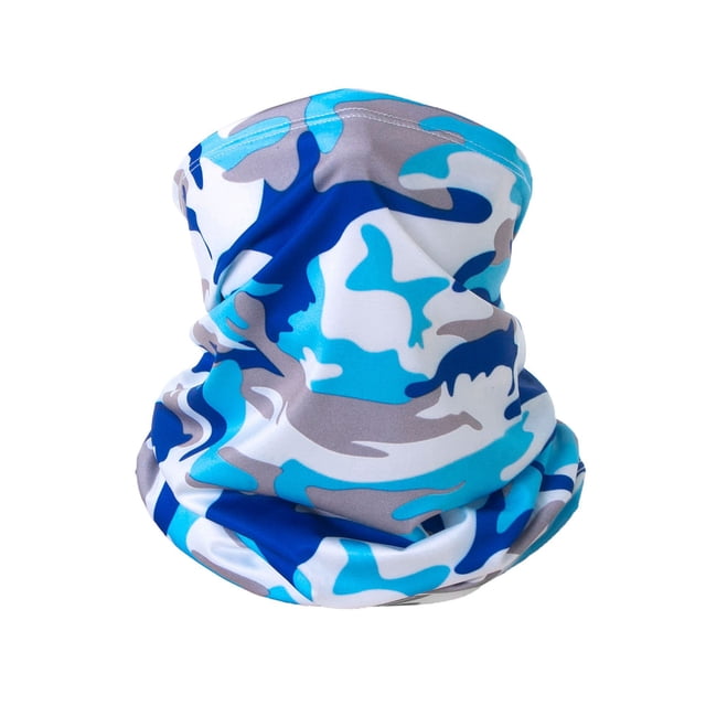 Turbante de seda de leche de verano, protector solar para exteriores, máscara para montar, transpirable, absorbente del sudor, protección multifuncional para el cuello, bufanda de seda helada