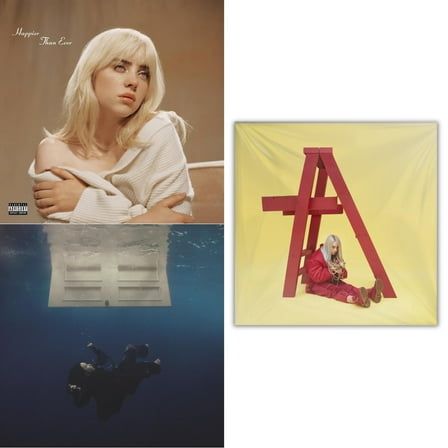 Happier Than Ever (2LP/Recycled Vinyl/Rainbow Foil Jacket) (Rsd) & Hit Me Hard & Soft (Recycled Black LP Vinyl) & Billie Eilish - Dont Smile At Me (Black LP Vinyl)