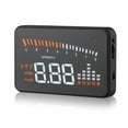 Car Head Up Display Hud Gauge Obd2 Driving Computer Temperature