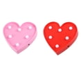 thumbnail image 1 of 2 luces LED de noche con forma de corazón, decorativas y creativas, para San Valentín, fiestas infantiles, talla S, sin pilas (rosa y rojo)., 1 of 6
